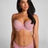 Marine Non-Padded Underwired Bra, Pink