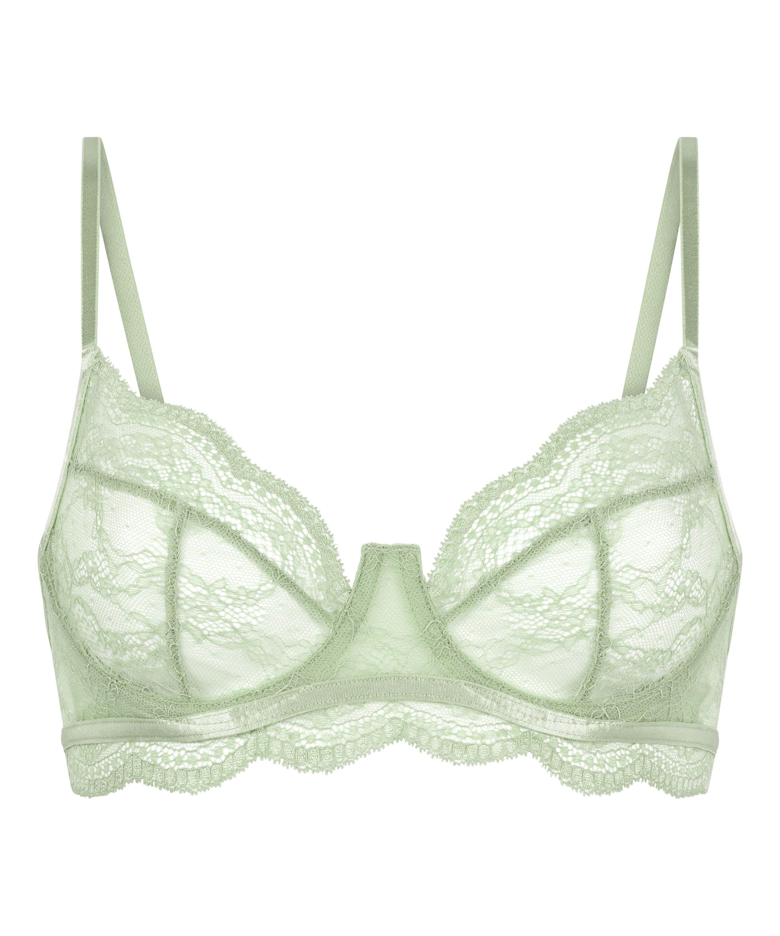 Isabelle Non-Padded Underwired Bra, Green