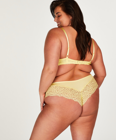 Marine Padded Underwired Bra, Yellow