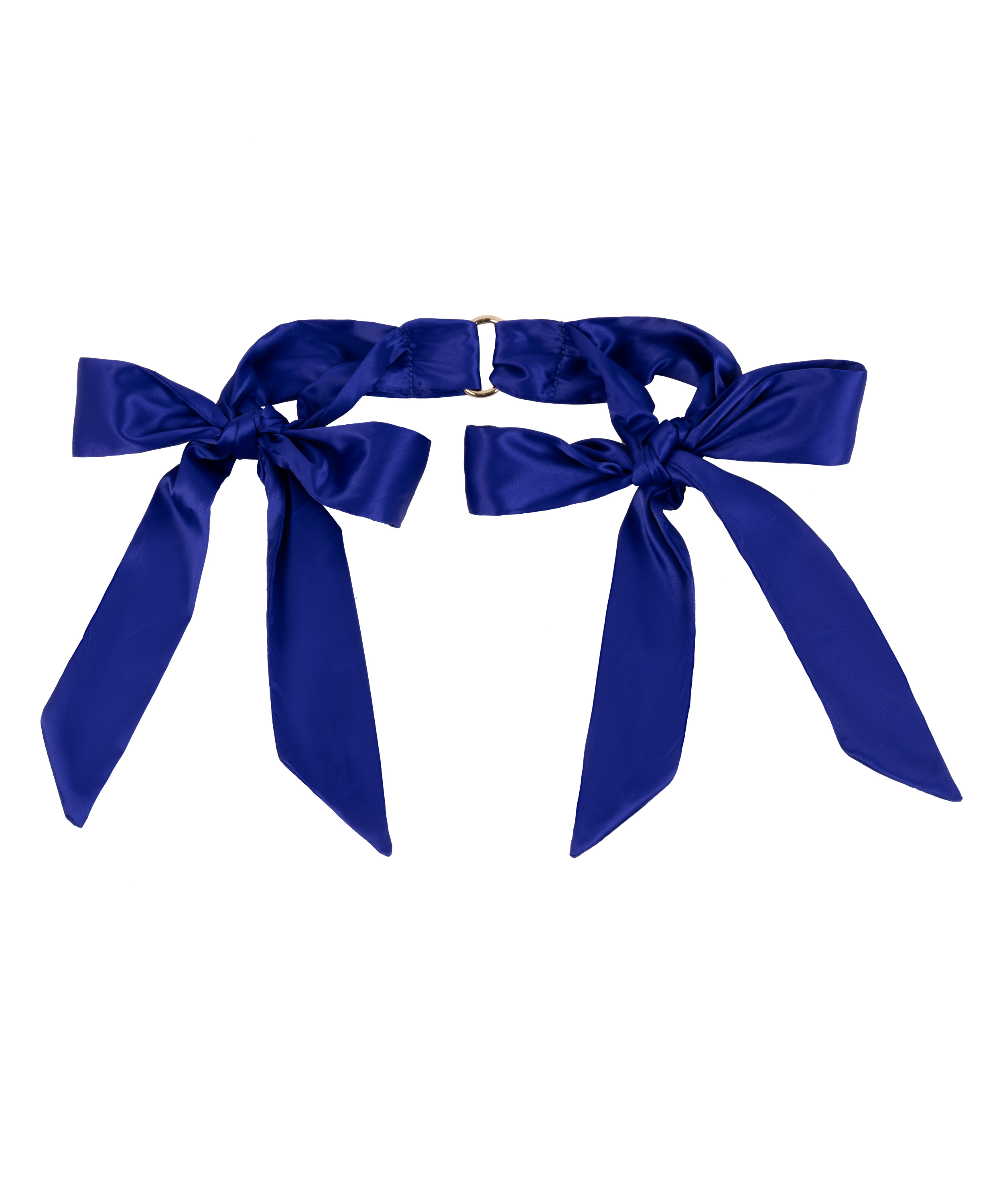 Private Satin Handcuffs, Blue, main