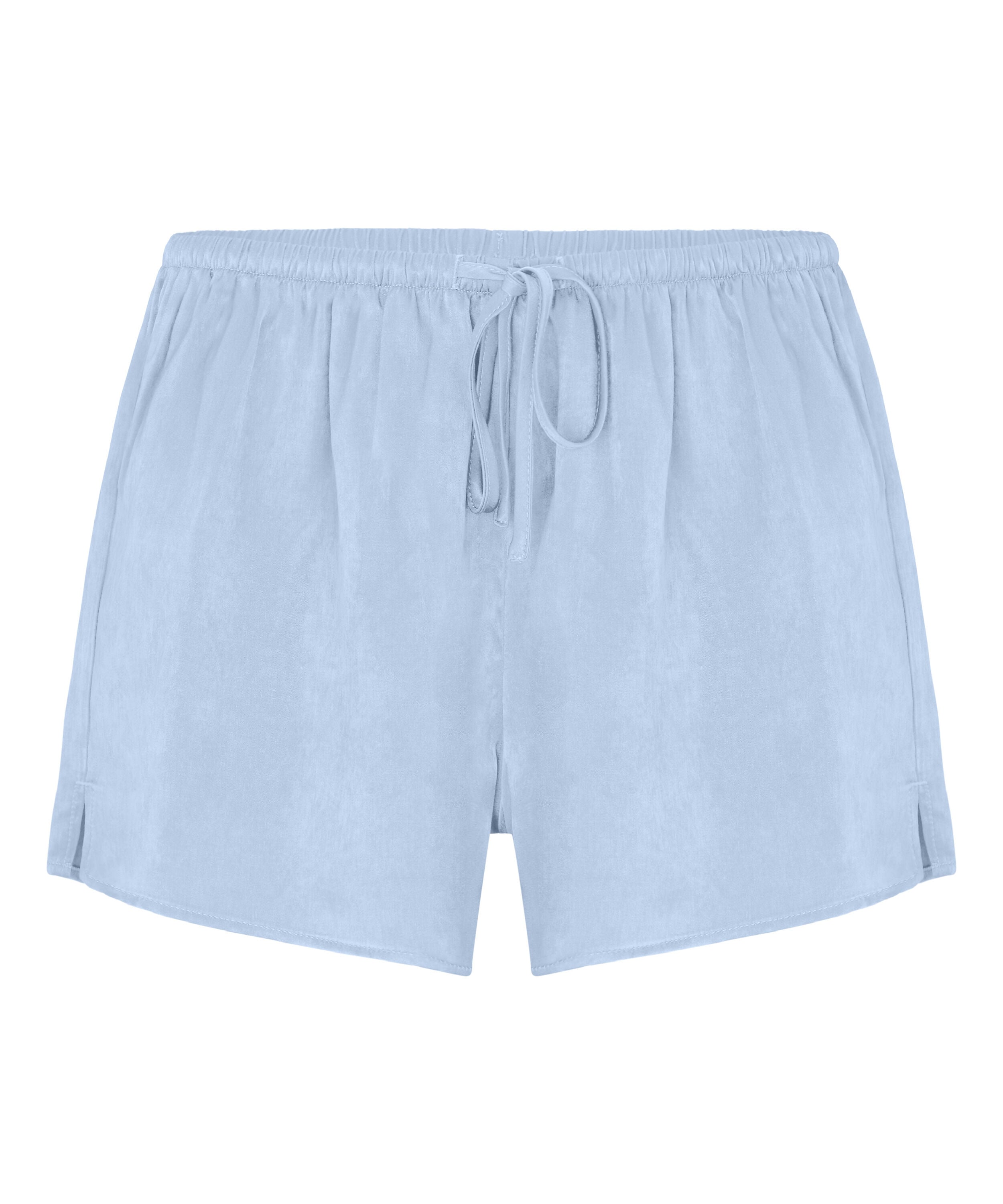 Ayla Satin Shorts, Blue