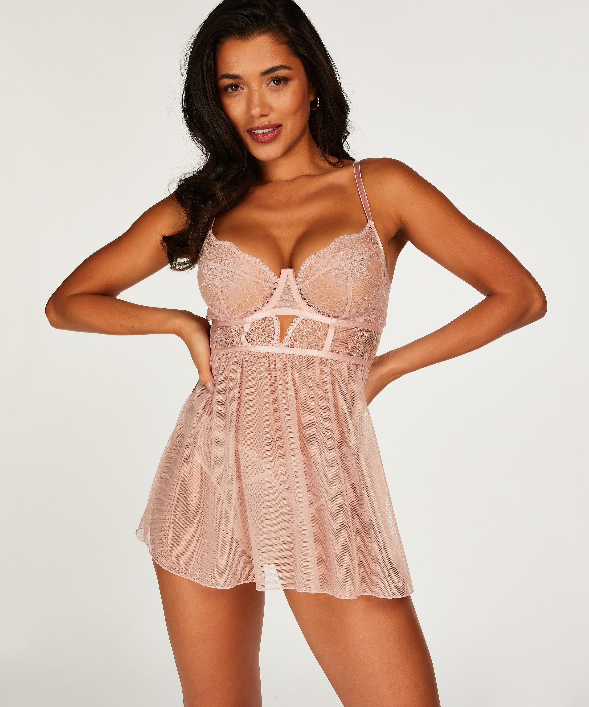 Isabelle Babydoll, Pink, main