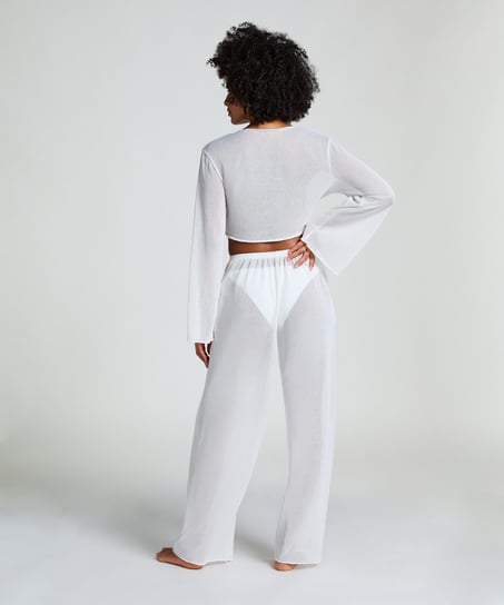 Beach Knit Pant, White
