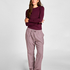 Pyjamaset Twill, Purple
