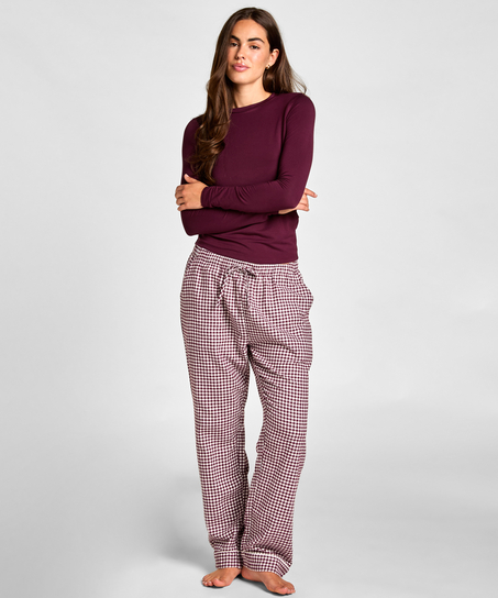 Pyjamaset Twill, Purple