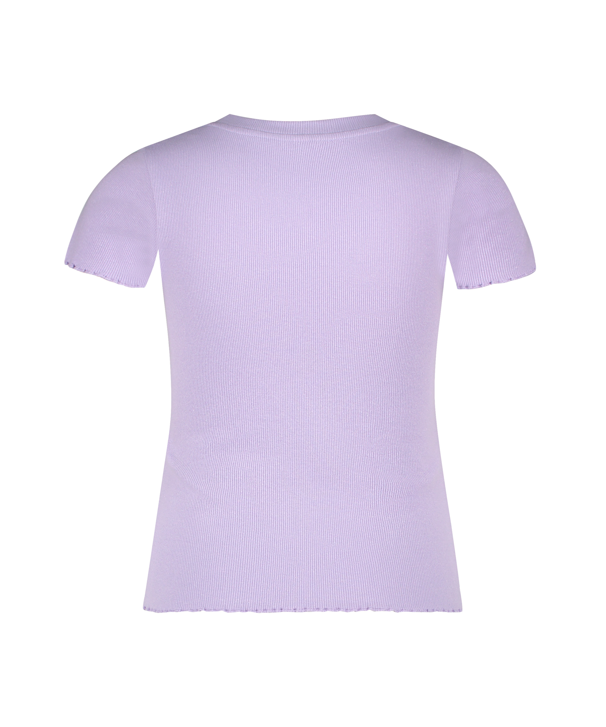 Short Sleeve Cotton Shirt, Purple, main
