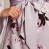 Satin Kimono, Purple