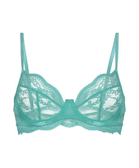 Isabelle Non-Padded Underwired Bra, Green