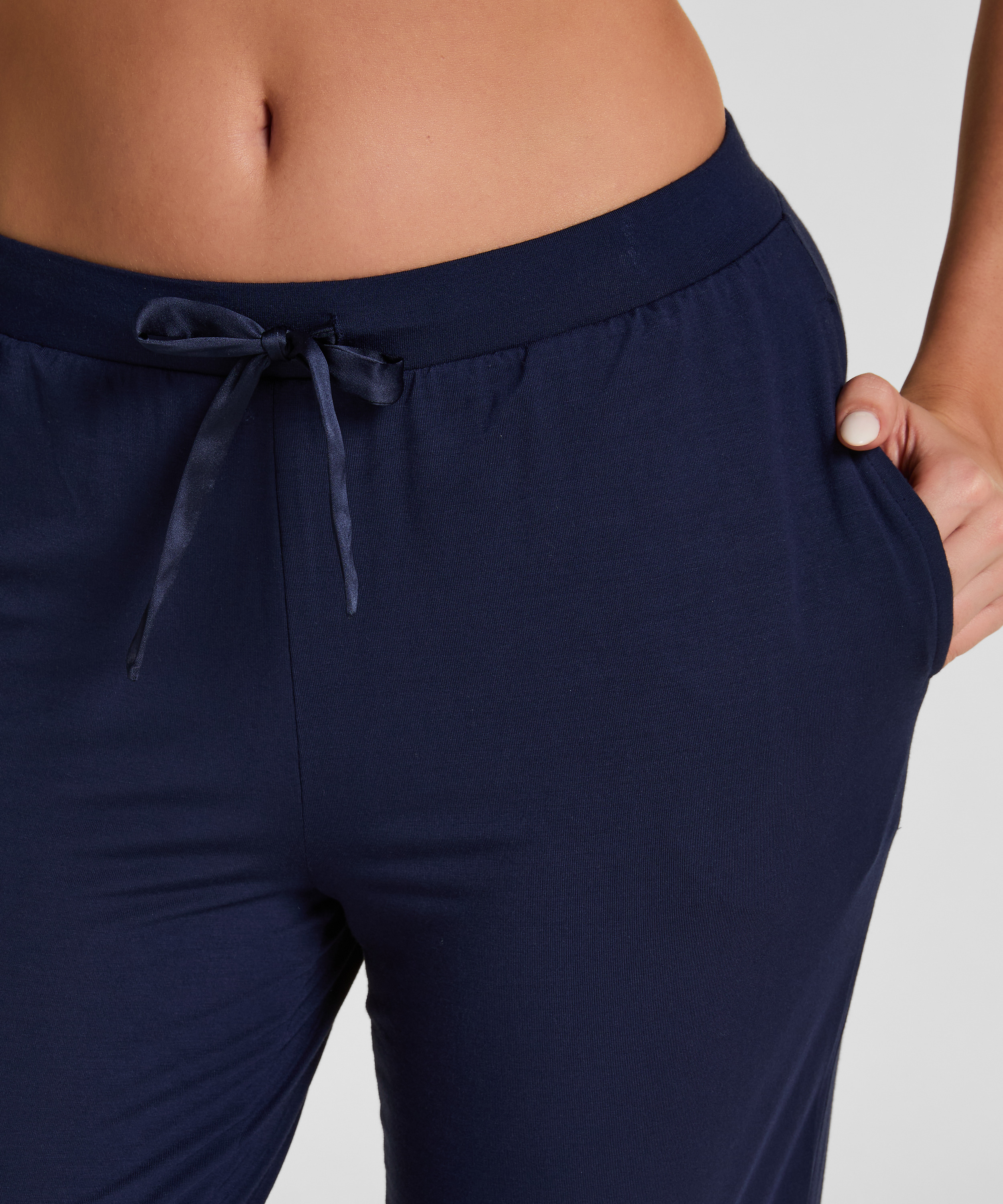 Jersey Pyjama Pants, Blue, main