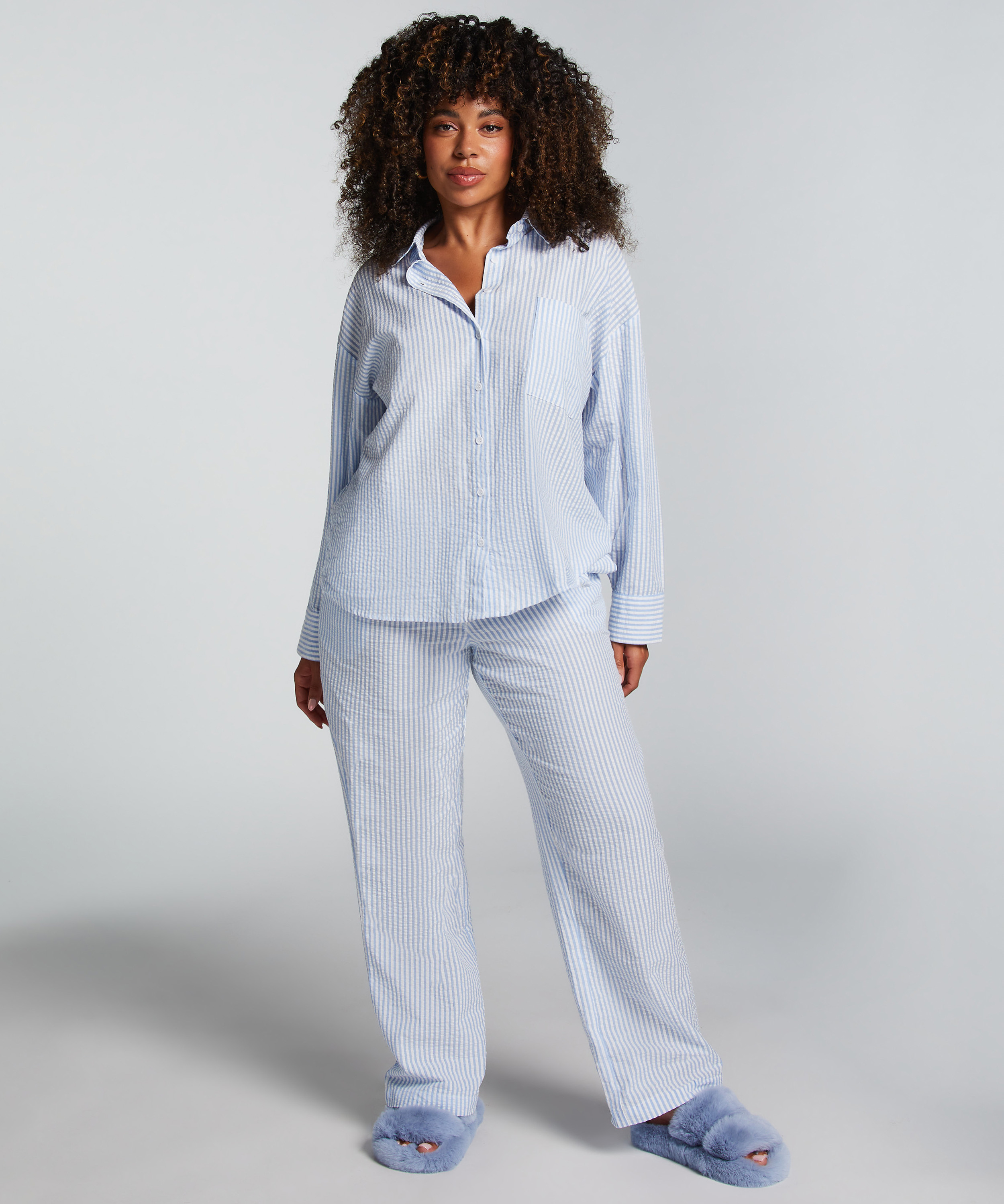 Cotton Jacket, Blue, main