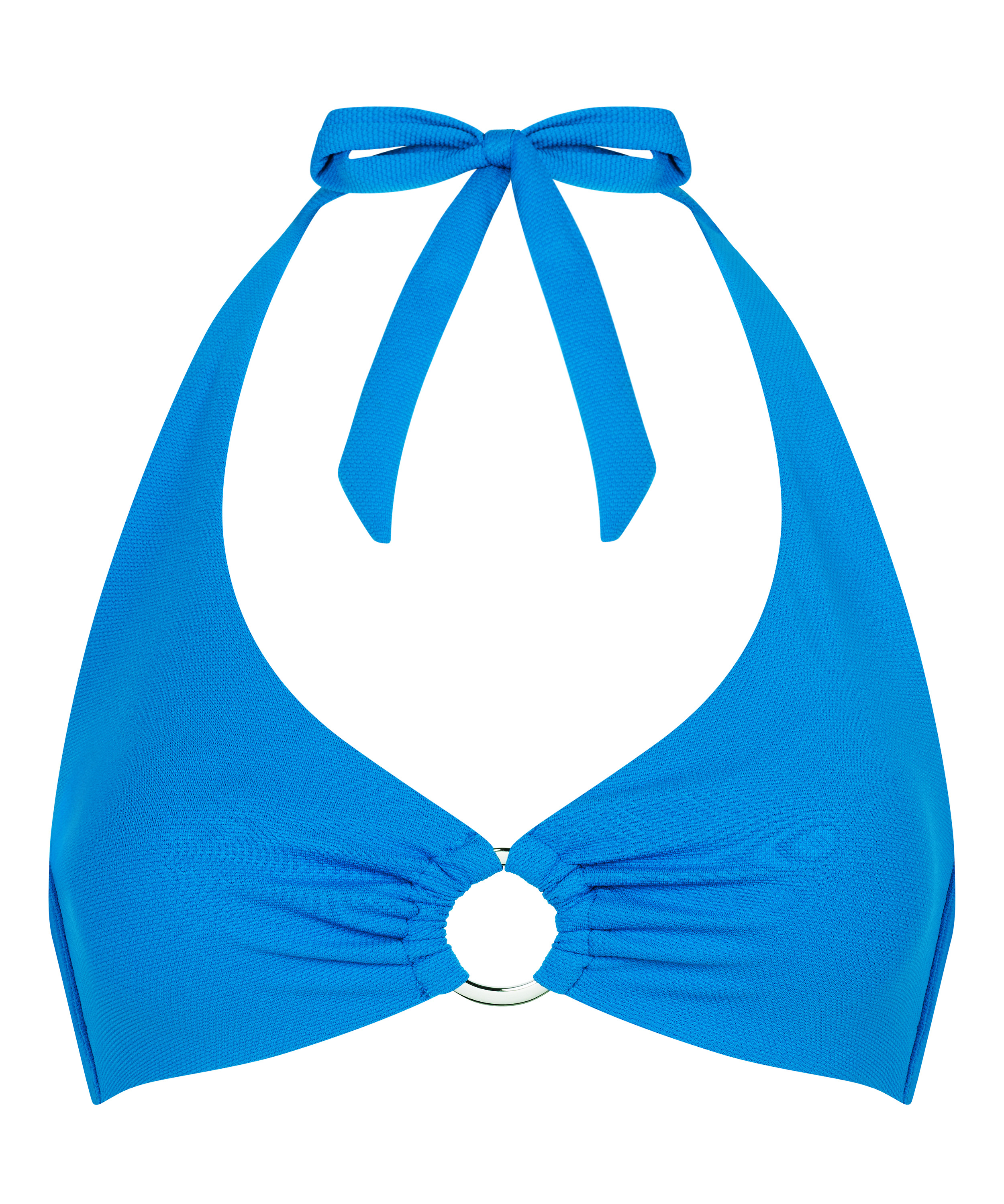 Porto Halter Bikini Top, Blue, main