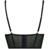 Amelia Padded Underwired Longline Bra, Black