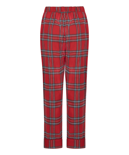 Flannel Pyjama Pants, Red