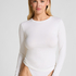 Longsleeved Shirt from Soft Cotton, White