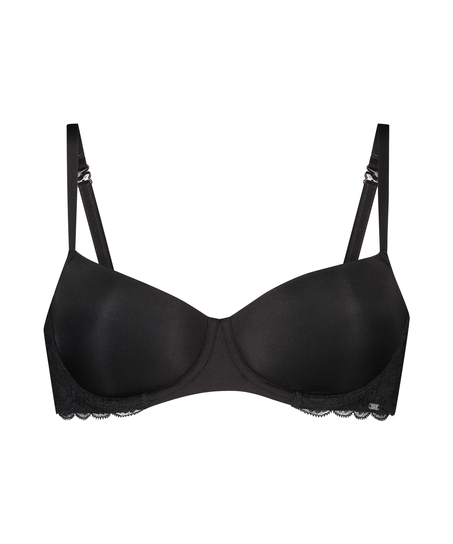 Angie Padded Underwired Bra, One & Only, Black
