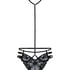 Open Crotch Brazilian Zara, Black