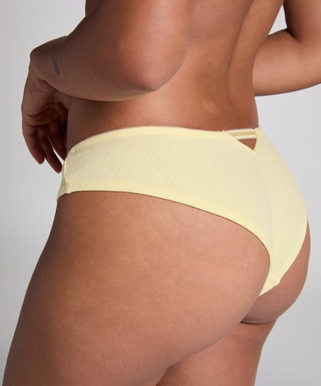 Pointelle Brazilian, Yellow