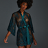 Isabelle Lace Kimono, Green