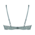 Rose padded push-up bra, Green