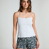 Pointelle Pyjama Top, Gray