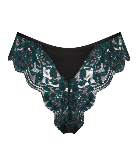 Leona High Leg Brasilian, Black