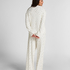 Pyjama Top Loose Pointelle, White