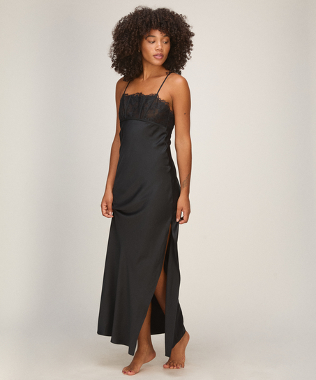 Long Slipdress Lana , Black