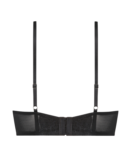 Gigi Padded Underwired Push-Up Bra, Black