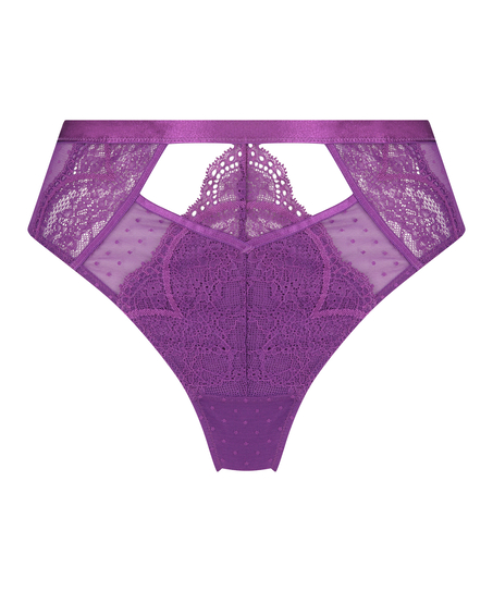 Maisie High Leg Thong Nyakim, Purple