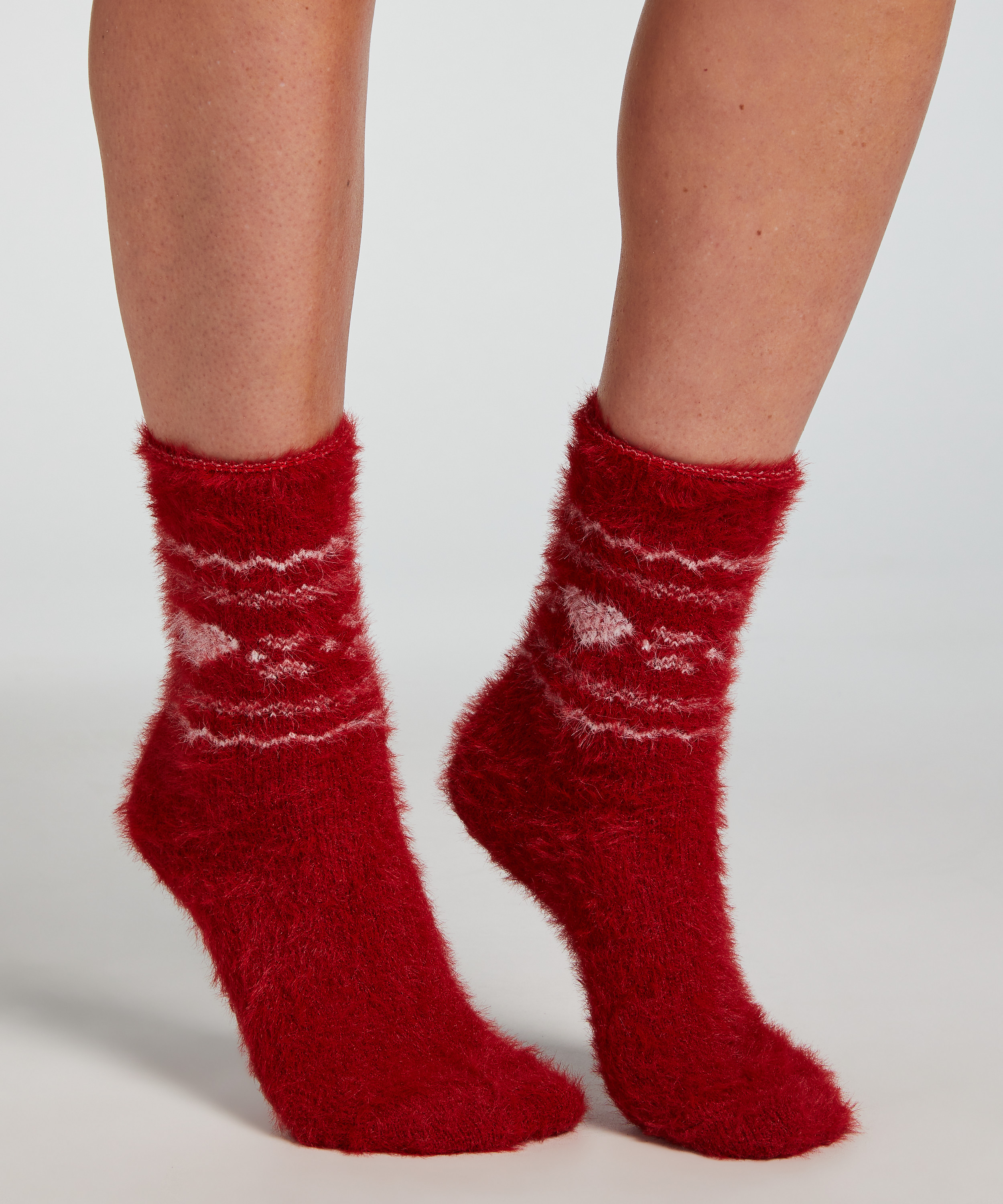 2 pairs of socks Cosy, Red, main
