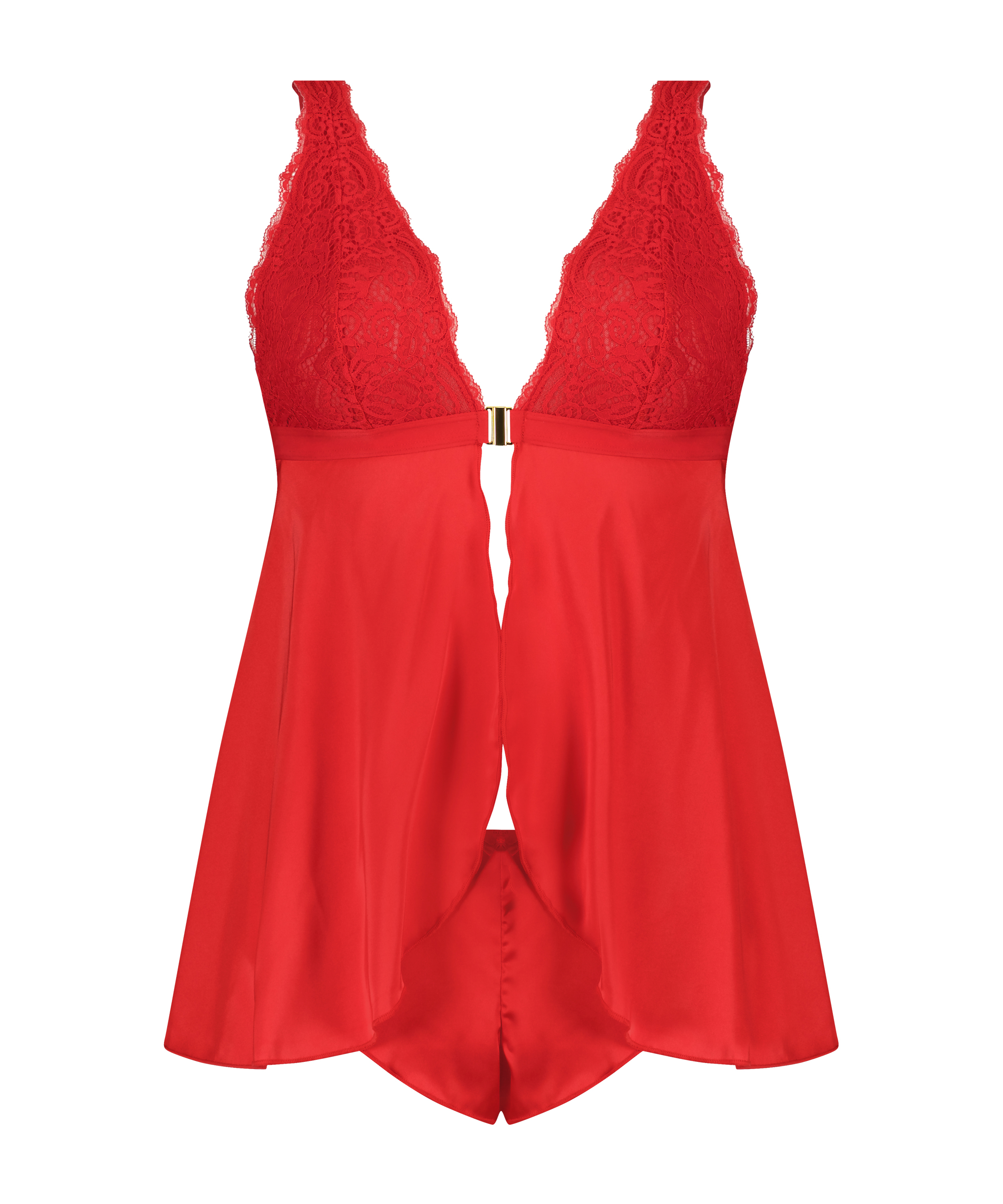 Mariah Satin Babydoll, Red, main