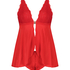 Mariah Satin Babydoll, Red