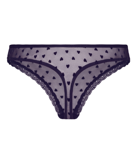 Highleg Thong Phoebe, Blue