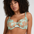 Non-Padded Underwired Bra Bearice , Green