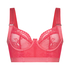 Hana Non-Padded Longline Underwired Bra, Pink