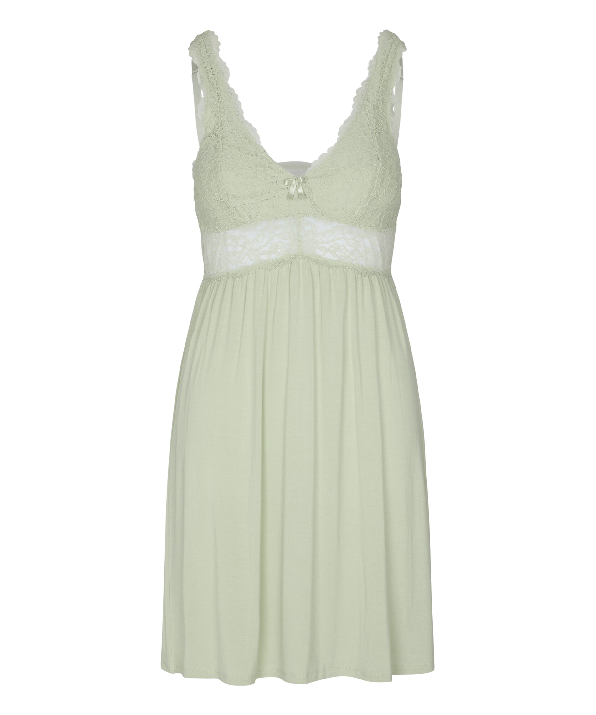 Nora Lace Slip Dress, Green