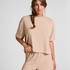 Brushed Jersey Pyjama Short, Beige