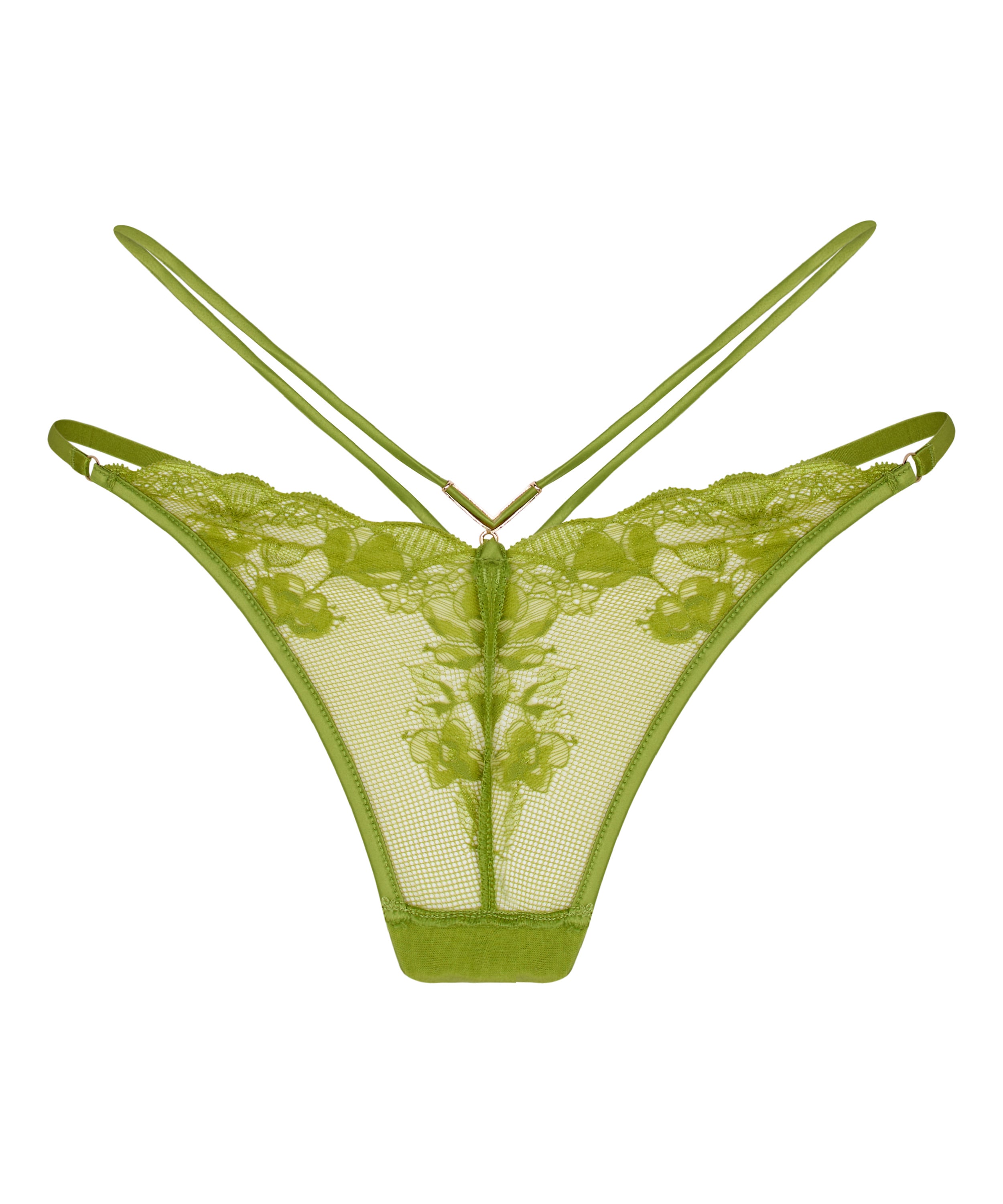 Highleg Thong Zara, Green, main