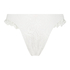 Etta Crochet high leg bikini bottom, White
