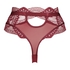 High Leg Thong Rebecca Mir, Red