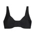 Luxe Non-Padded Underwired Bikini Top, Black