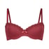 Lola Padded Underwired Bra, Red