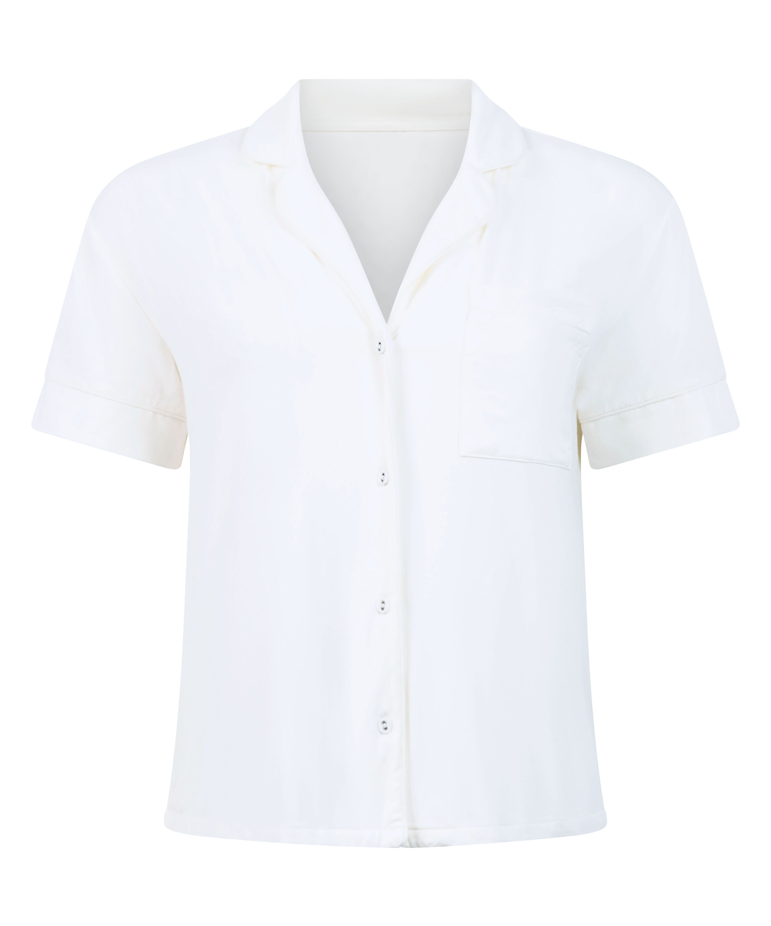 Essential Jersey Short-Sleeved Jacket, White
