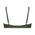Plunge Padded Underwired Bra, Green