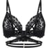 Anna Open Bralette, Black