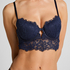 Isabella Padded Underwired Longline Bra, Blue