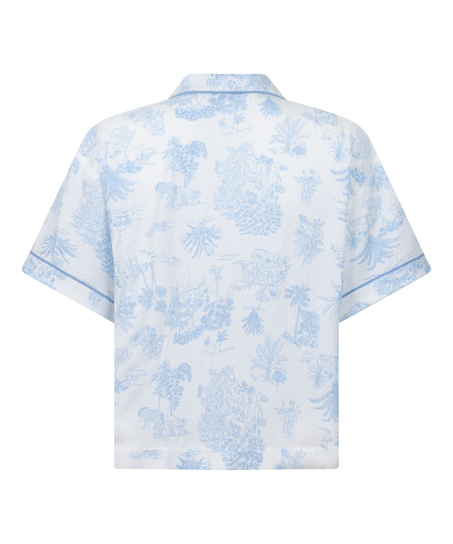 Jacket Short Sleeves Woven, Blue