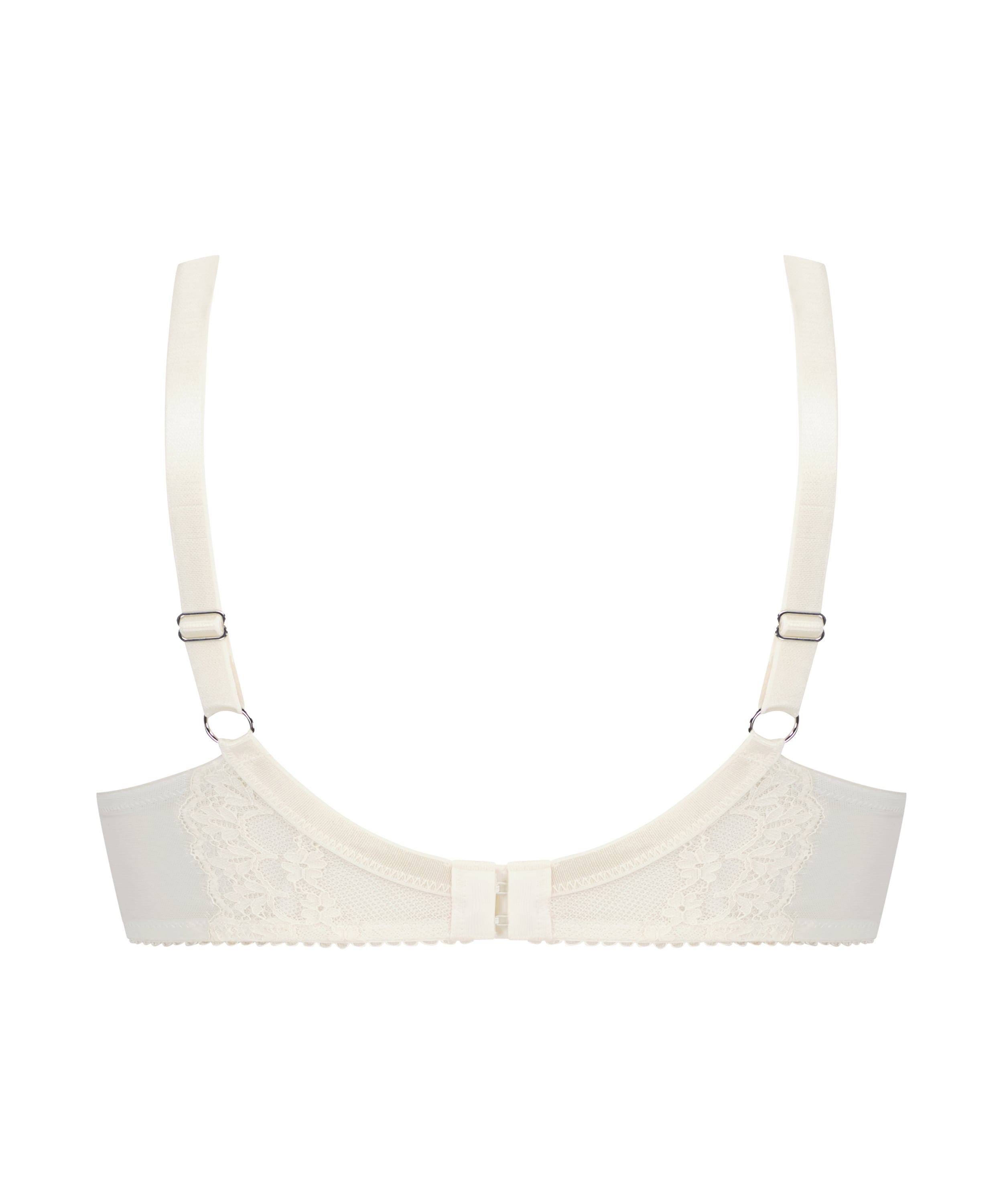 Daisy Non-Padded Underwired Bra, White, main
