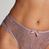 Meghan high-leg Brazilian, Purple