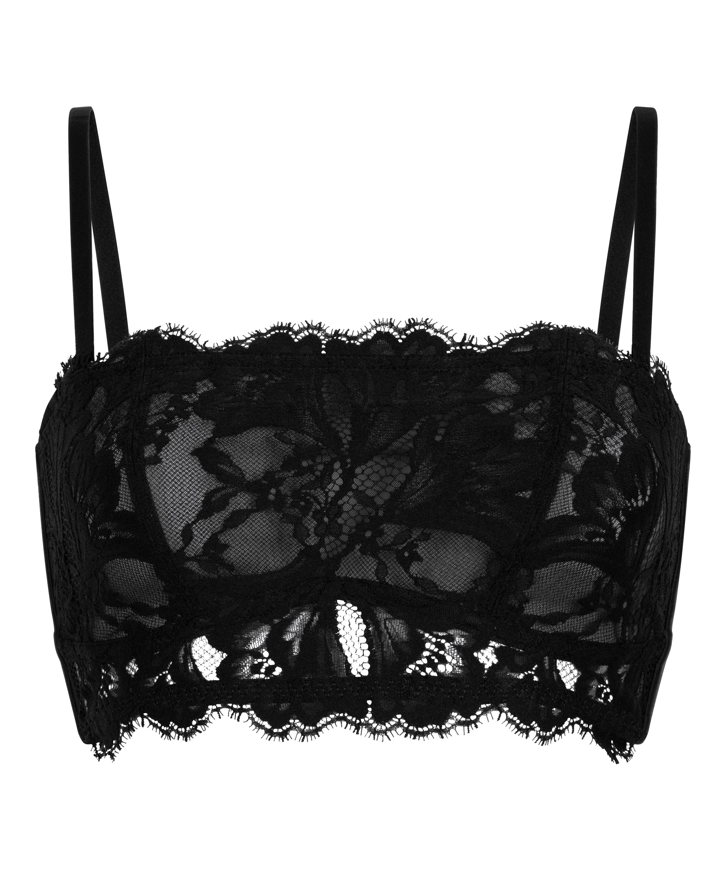 Grace Bralette, Black, main